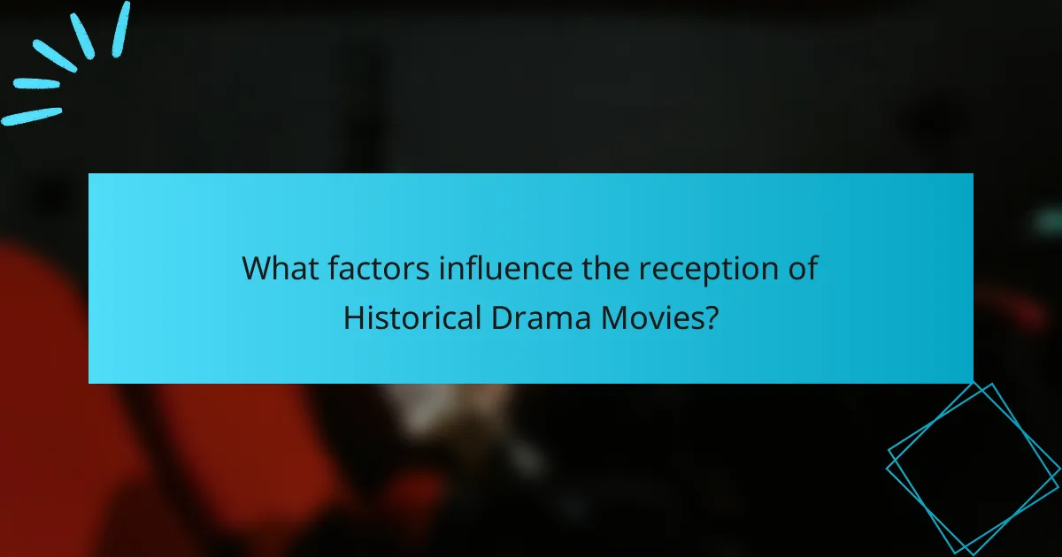 What factors influence the reception of Historical Drama Movies?
